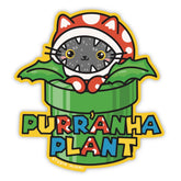PURR’anha Plant Mario Inspired Vinyl Sticker